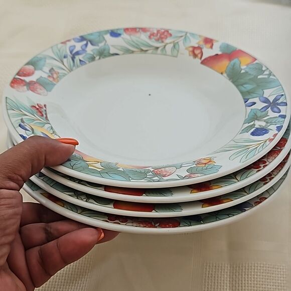 Table D'Hote 16 Pieces Porcelain Dinner Set Dishwasher & Microwave Safe White - Picture 5 of 16